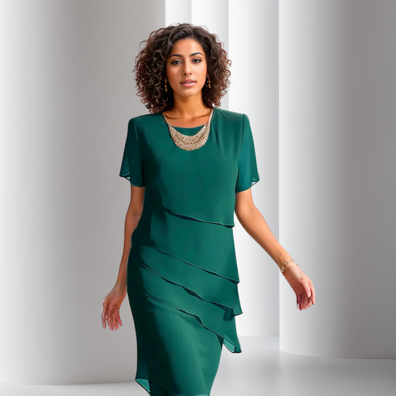 Kate - Elegant Chiffon Dress