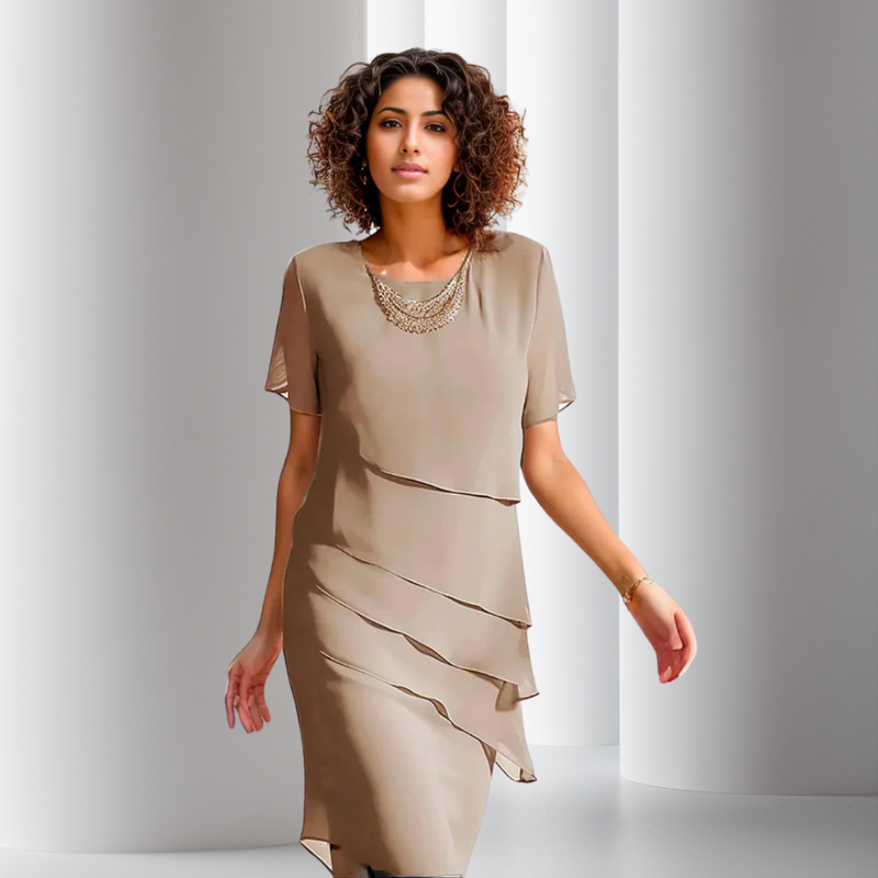 Kate - Elegant Chiffon Dress