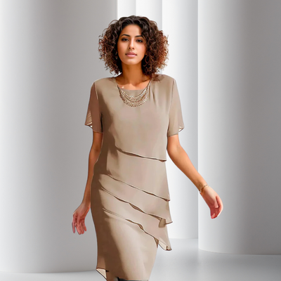 Kate - Elegant Chiffon Dress