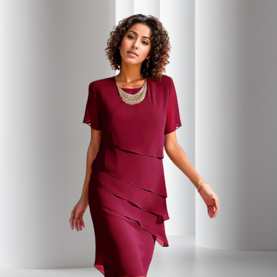 Kate - Elegant Chiffon Dress