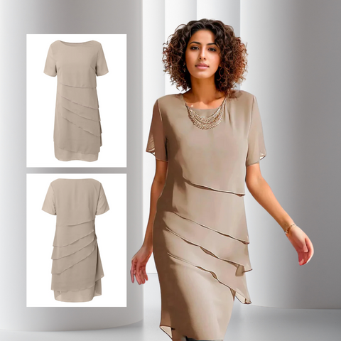 Kate - Elegant Chiffon Dress